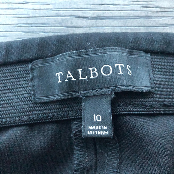 Talbots Stretch Ponte Knit Pull Up pants - Picture 6 of 6